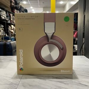 Polaroid Ultra Comfort Wireless Headphones Foldable / Adjustable Rose Gold